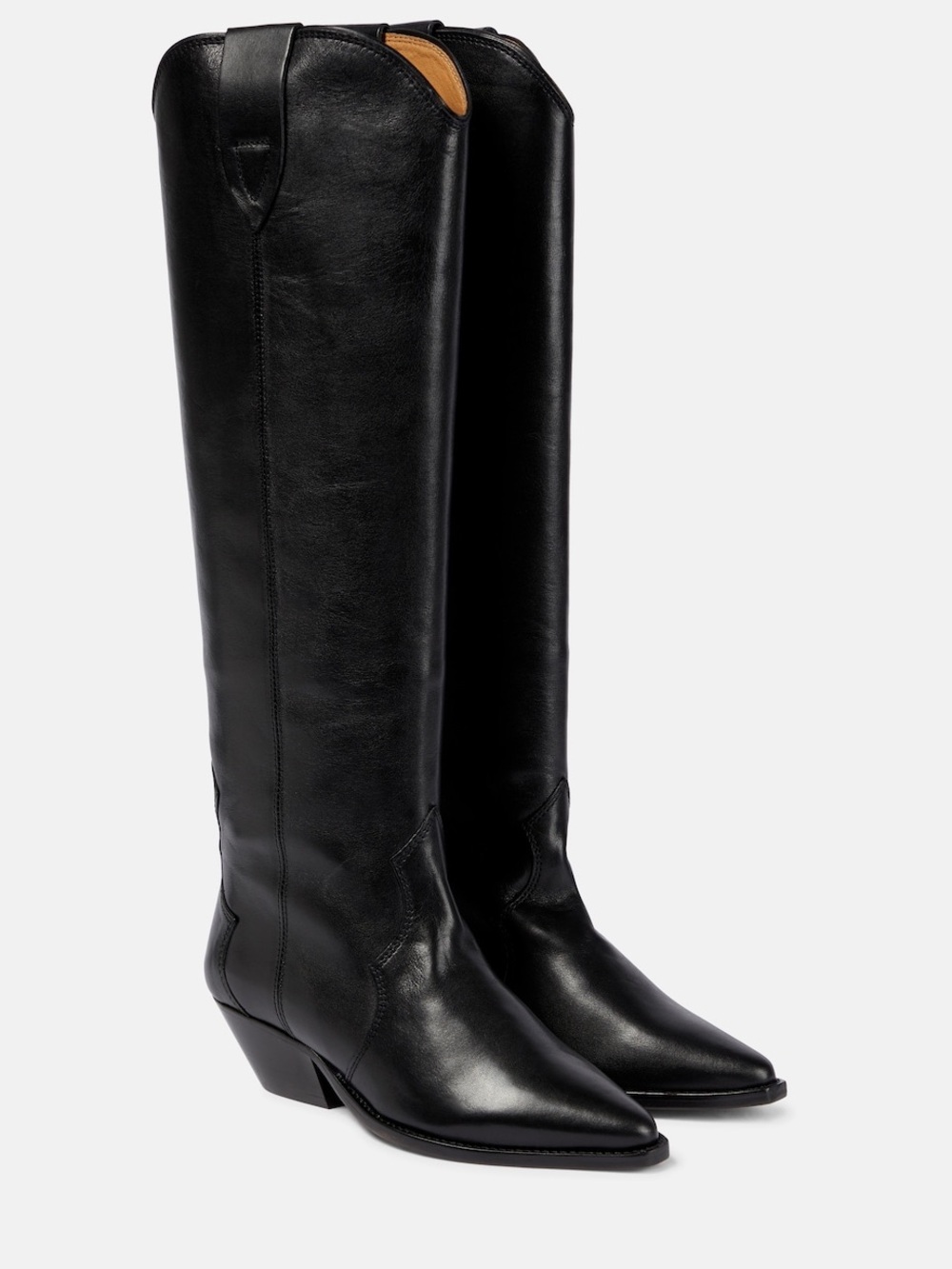 Isabel Marant Denvee Knee-High Western Boots Size 36